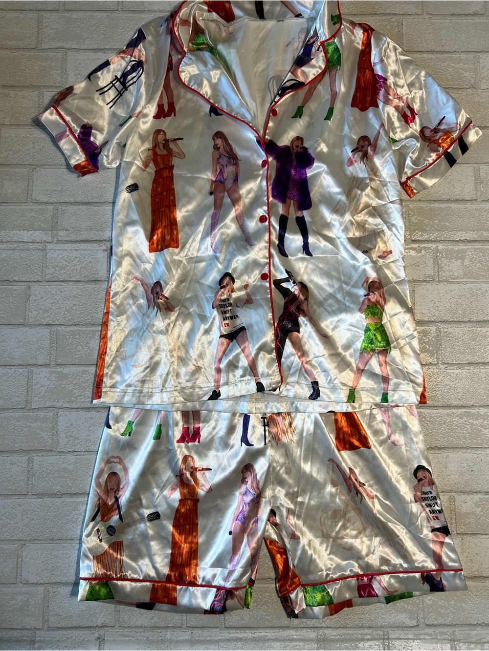 Taylor Swift Satin Pajama Set